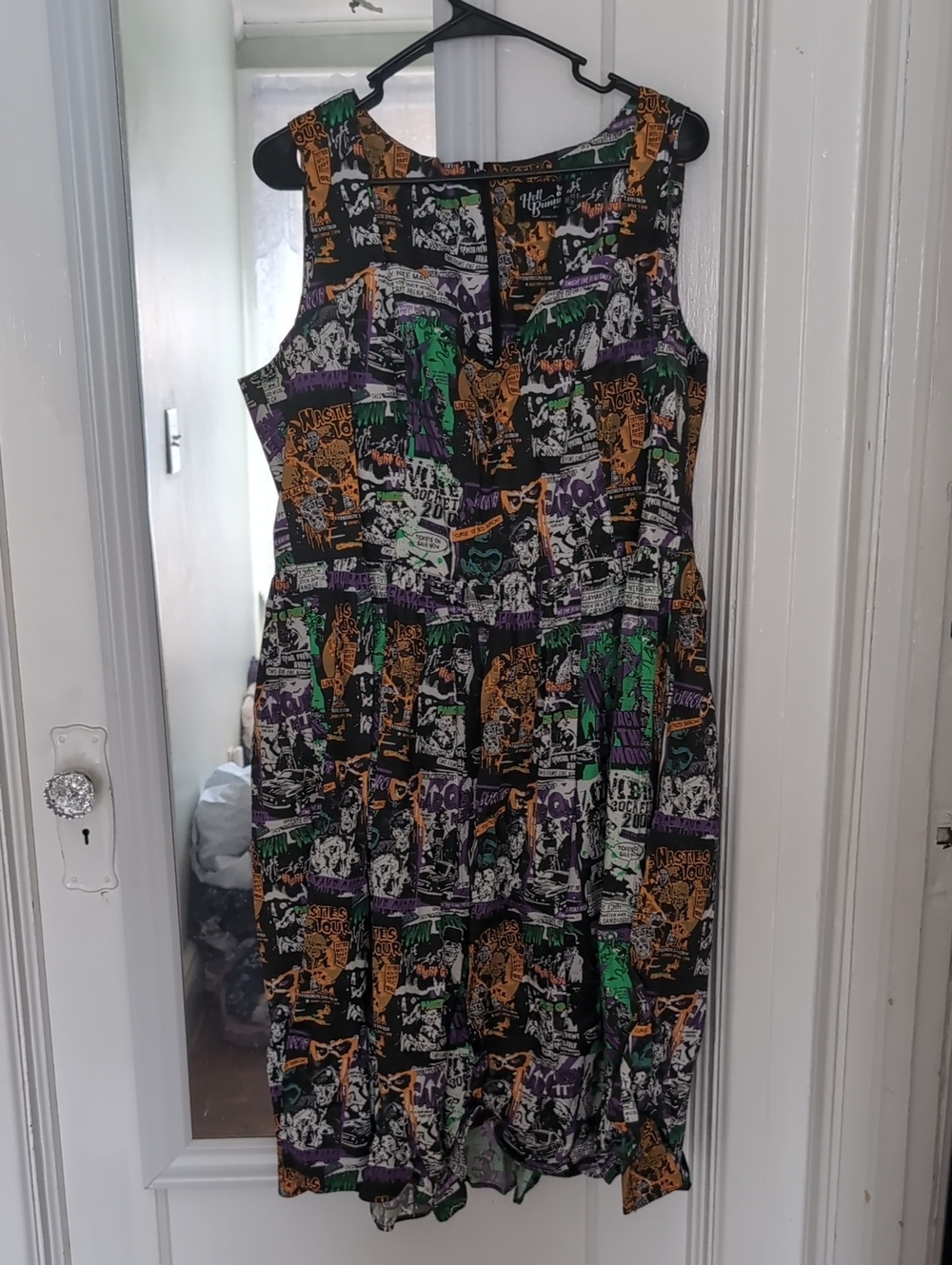 Hell Bunny Rare Horror Comic print pinup dress 3xl